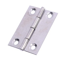20 Pcs 44mm x 31mm Stainless Steel Hinges 4 Holes Bearing Silent Thickened Opening and Closing Hinge Used for Doors or Windows