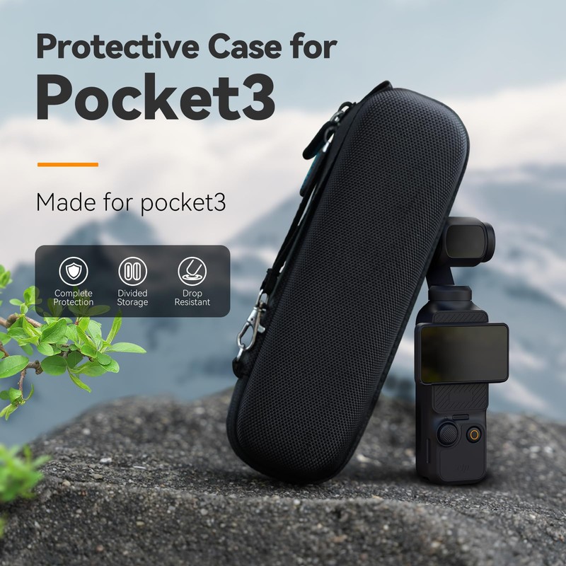 TELESIN Carrying Case for DJI Osmo Pocket 3, Travel Case