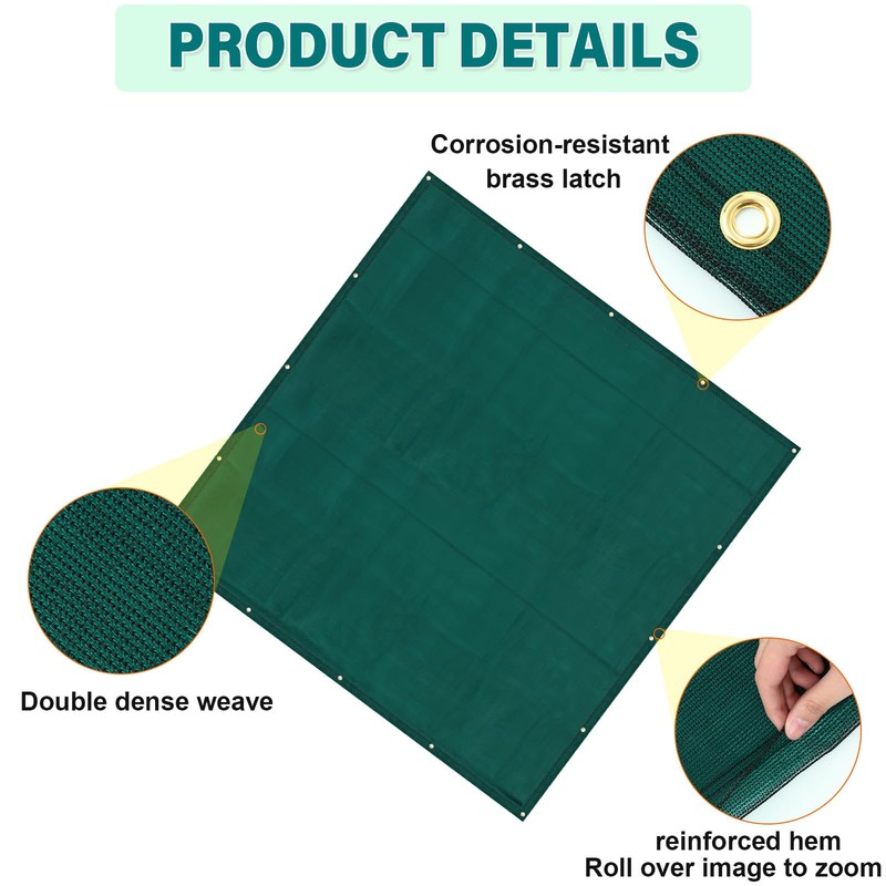 Archery Backstop - Heavy Duty Reinforced Netting, Back Stop Net,