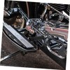 ULTECHNOVO Motorcycle Foot Pegs Set 2pcs Front Rear Anti-slip Aluminum