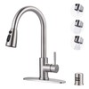 Kitchen Faucet with Air Gap: WOWOW Stainless Steel Kitchen Sink