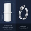 2 Pieces Washing Machine Drain Hose Connectors, Fit for 0.8