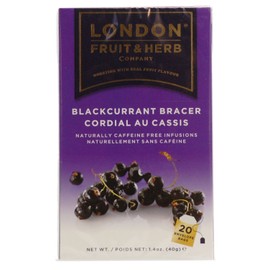 London Fruit & Herb Co Blackcurrant Bracer Fruit Tea 20 Bags (Pack of 4)
