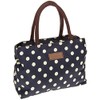 Joe Davies Equilibrium Spotty Navy and Cream Waterproof Handbag