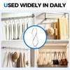 Large S Hooks Heavy Duty Double Latch Hanging Hooks for