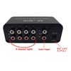 Kadimendium Audio Switch 1 In 4 Out DC 12V RCA