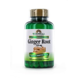 Windmill Ginger Root 550 Mg Capsules, 100.0 Count