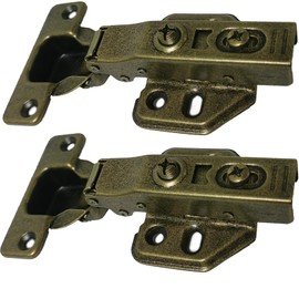 Frameless Hinge 90 Degree Soft Close Cabinet Hinge Adjustable Hidden Hinge Hidden Hydraulic Retro Style Cabinet Door Hinge (Fully Covered Hinge)