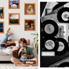 DORNELIA 3-Pack Vinyl Record Frame Display for 12x12 Inch, Front