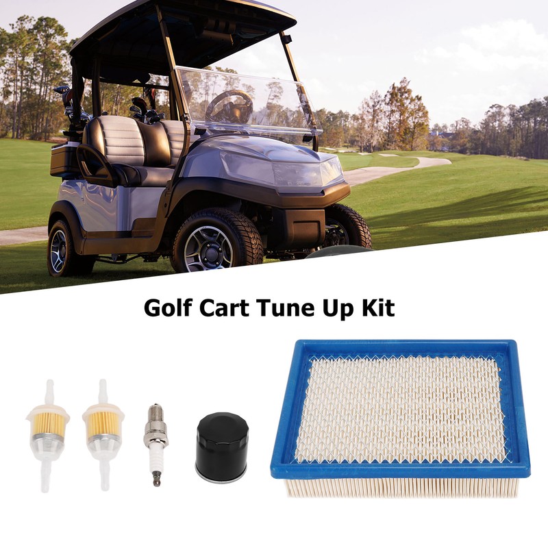 Golf Cart Tune Up Kit Fuel Oil Air Filter Spark