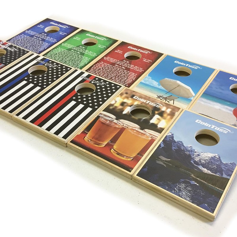 2 CoinToss Boards and Carry Case Set - Beach Chair