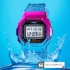 Gosasa Gradient Color Silicone Plating Digital Electronic Waterproof Sports Wristwatches