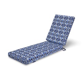 Classic Accessories 62-153-010501-PL Vera Bradley Water-Resistant x 48 x 32 x 3 Inch, Ikat Island Patio Chaise Lounge Cushion, 26" W x 48" D x 32" H x 3" Thick