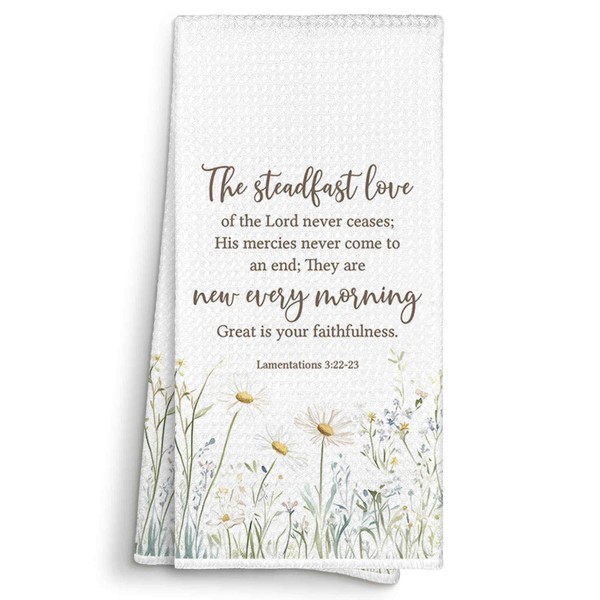 Sviojuce Floral Flower Christian Scripture The Steadfast Love of Lord
