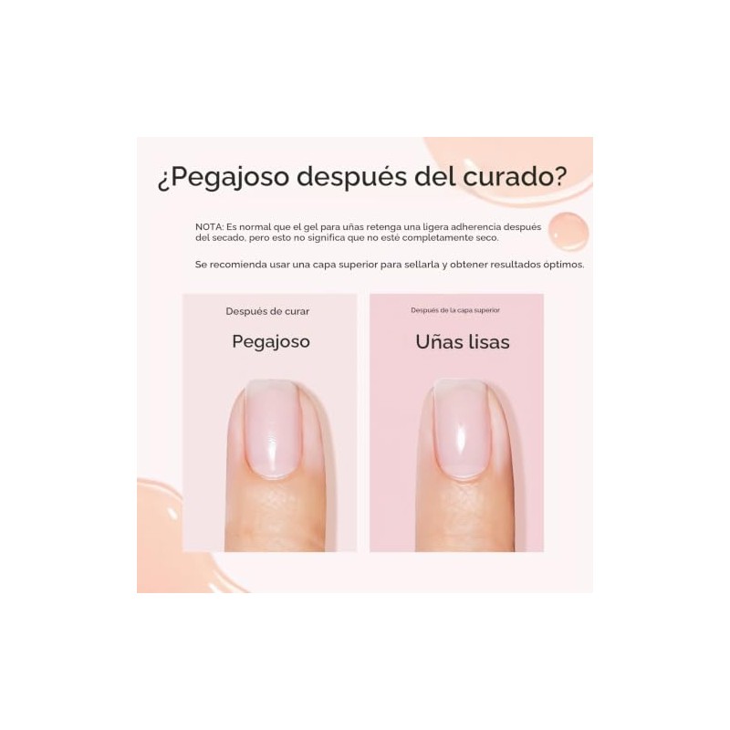 Gel constructor de uñas, 2 piezas de gel constructor de