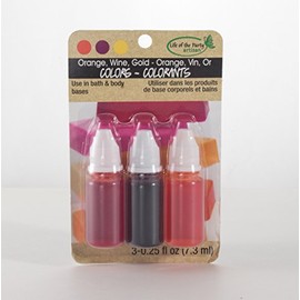 Life of the Party Orange, Wine, GoldLiquid Colors,3 Pack,53009