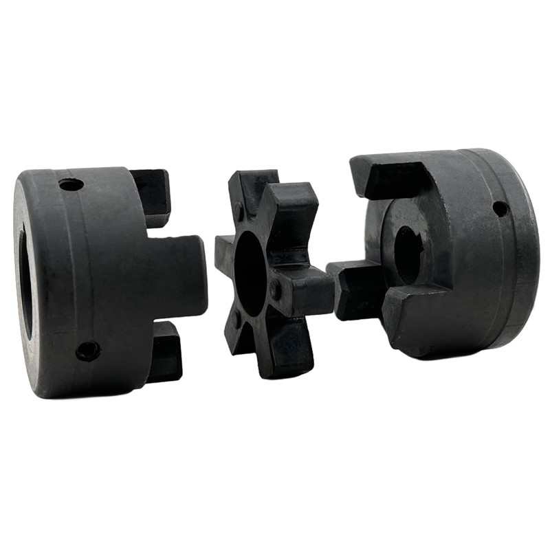Saelno 5/8" to 1" L095 Flexible 3-Piece L-Jaw Coupling Coupler
