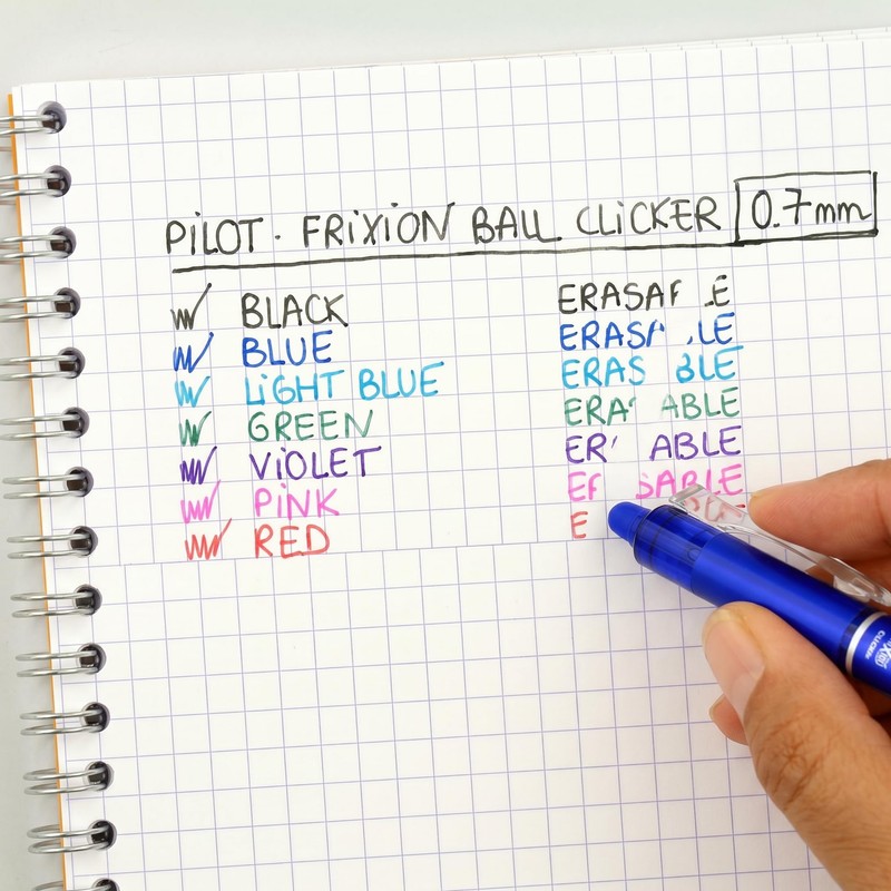 PILOT - Set di 12 FriXion Ball Clicker 07 +