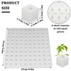 Eshylala 200 Pack Hydroponic Sponge Planting Tool Square Seedling Sponges