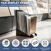 XNKLMYT 2 Pcs Tile Sample Rack, 10-tier Tile Sample Display