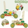 Beright 12-in-1 Wooden Baby Walker, Toddler Activity Center Toys, Wooden