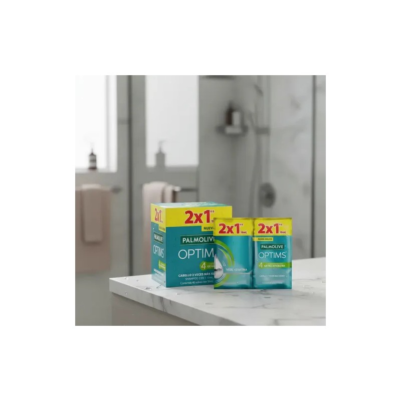Shampoo Hotelero 1000 Piezas 10ml. Palmolive Optims