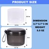 Denture Case, Leak Proof Denture Bath Cup for Travel, Denture