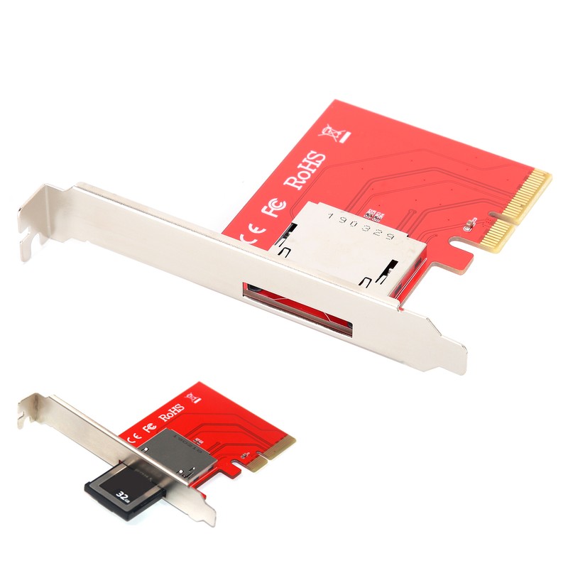PCIE Adapter CF Card Reader Converter Board Module CF201 for