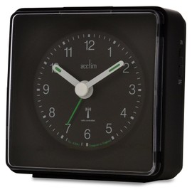 Acctim 71433 Piper Alarm Clock, Black, Radio Controlled