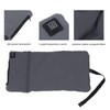 Adjustable Temperature Heated Cushion, Leather Electric Heating Pad for Camping