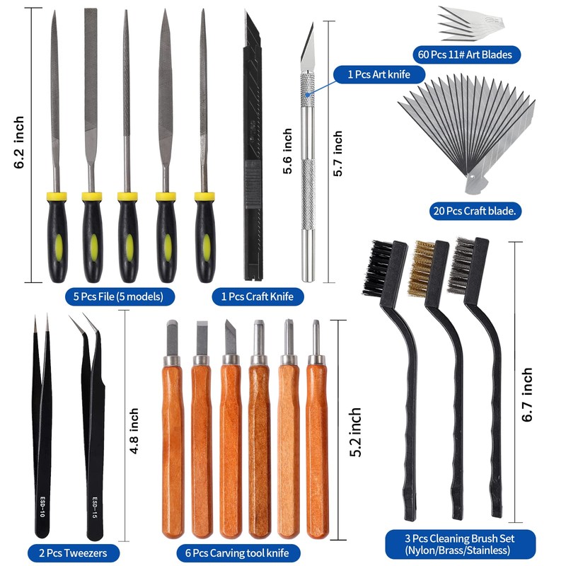 HIJIRH Pro Grade 179 Pcs 3D Printing Tool Kit,3D Printer