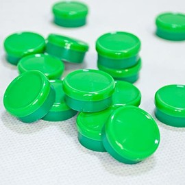 Ultraspec 20MM / 13MM Dual/Single Tone Flip Top Seals (Green, 25 Pack)