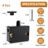 ZDRU 4 Pcs Cabinet Door Lamp Switch, On Off Closet