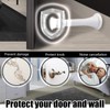 Spring Door Stopper, 12 Pcs Wall Mounted Spring Doorstop, Door