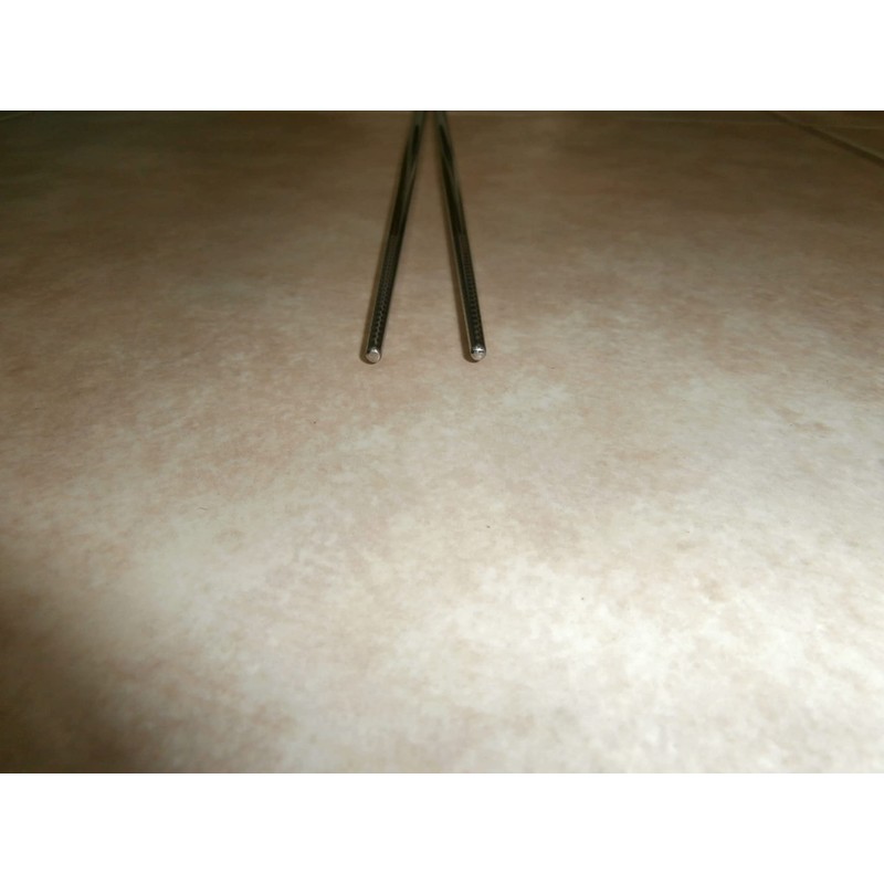 1 pair of stainless steel extra long chopsticks 14"