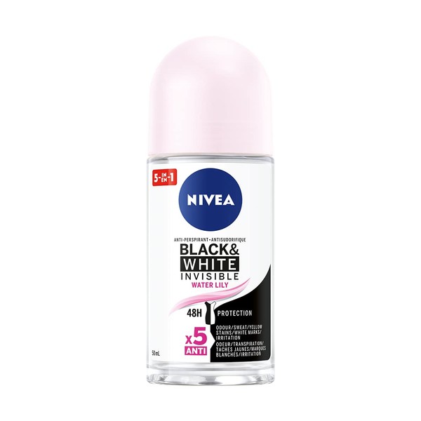NIVEA Black & White Invisible 48H Protection Water Lily Anti-Perspirant