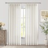 WEST LAKE 72 Inch Natural Pinch Pleated Sheer Curtain Panels