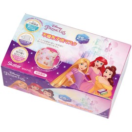 スケーター(Skater) 不織布 マスク 子供用 25枚 三層構造 箱入り ディズニー プリンセス MSKP25-A