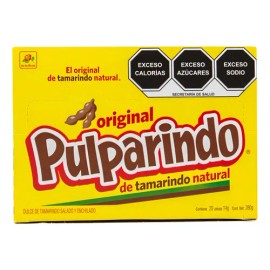 Tamarindo enchilado De la Rosa Pulparindo tamarindo sin TACC 14g pack x 20