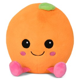 iscream Screamsicles Kawaii Cutie Fruitie 8" Plush - Olivia Orange