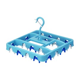 レック 新設計フレーム内蔵型ピンチ らくらく 小物干し ハンガー (ピンチ22個付き) W-468