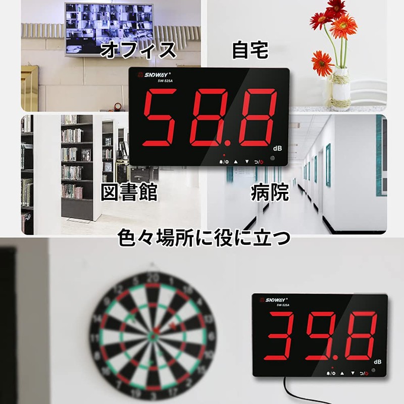 Digital Sound Level Meter, Sound Level Meter, High Accuracy, Alarm