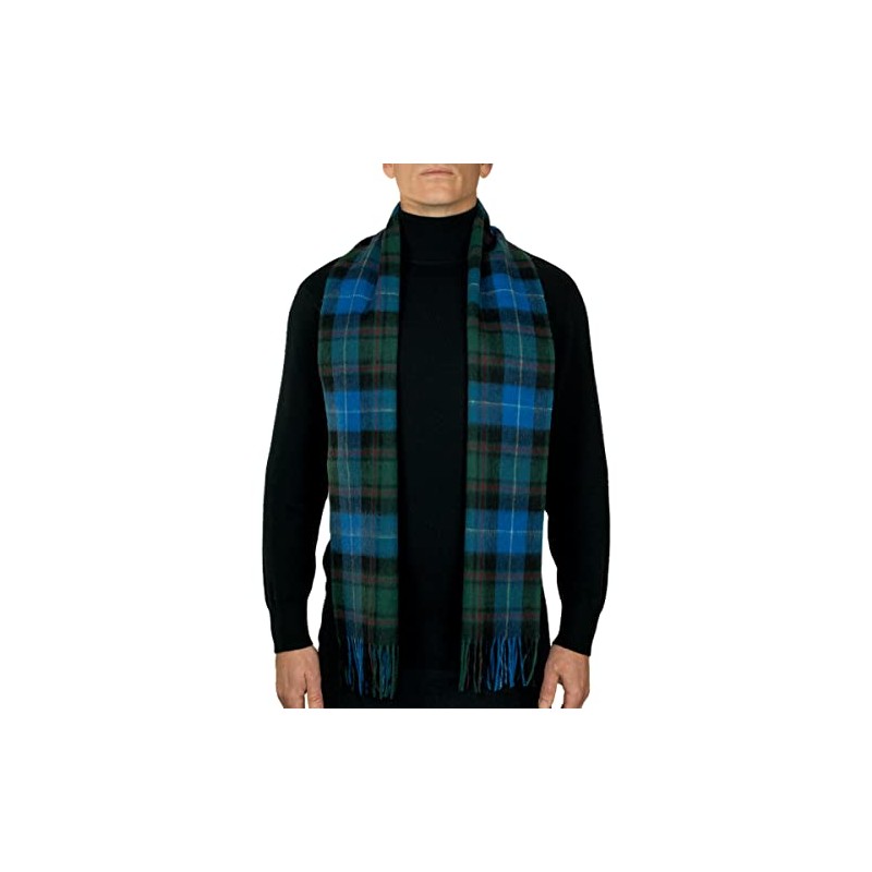 Oxfords Cashmere 100% Lambswool Tartan Plaid Scarf, Macrae