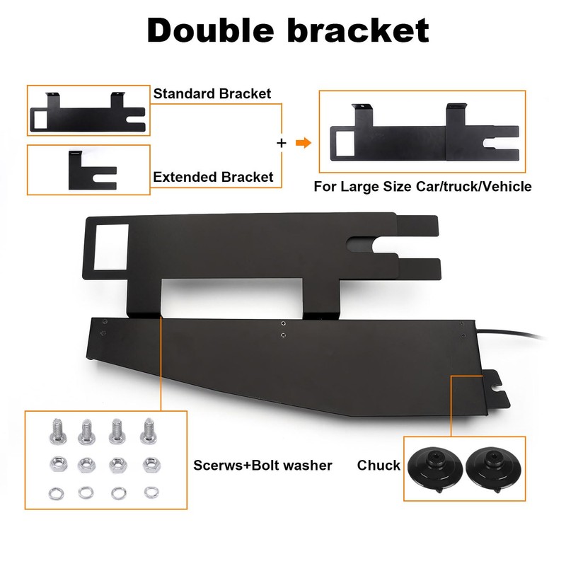 ASPL 32LED Visor Lights 26 Flash Patterns Windshield Emergency Hazard