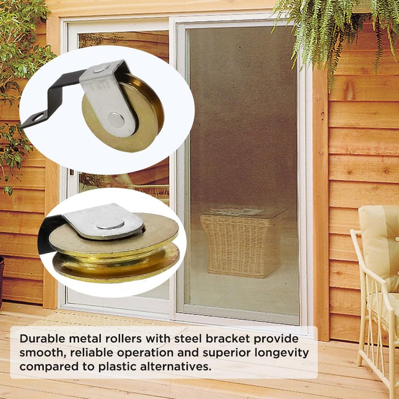 Augenweide 1 Inch Sliding Screen Door Rollers 4 Pack –