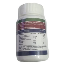 Suplemento Wortex, Desintoxicante, Desparasitante 20cap Sfn