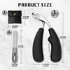 304 Stainless Steel Nail Clippers, Nail Clippers for Thick Nails,