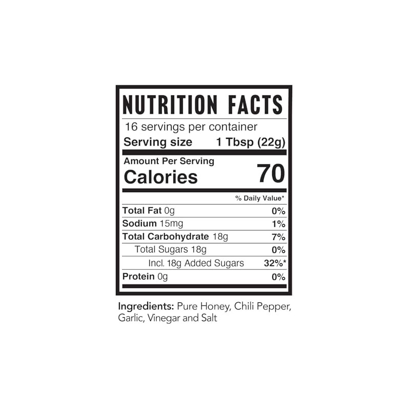 Ol' Stiles Blazin' Honey-100% Pure Honey, Infused with Garilc, Chilis.