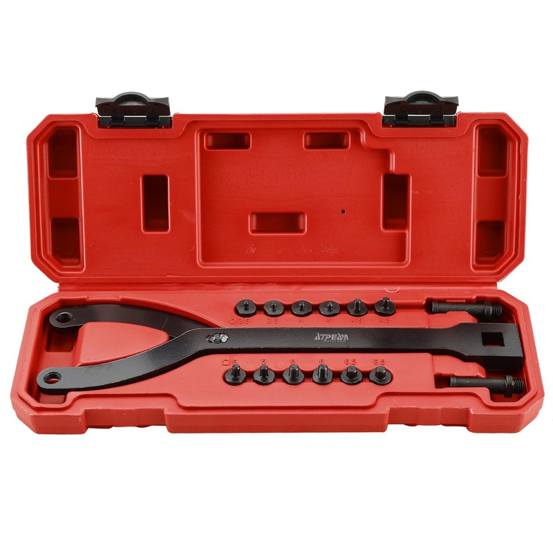 ATPEAM Spanner Wrench Set with Variable Pins 15Pc Adjustable Spanner