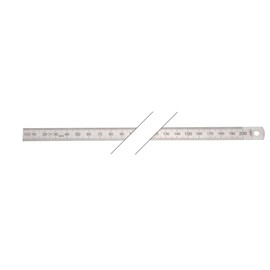HELIOS-PREISSER 0460227 Biegsamer Stahlmaßstab rostfrei, Teilung : B, 300 x 30 x 1 mm